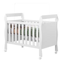 Berço Mini Cama 3 Em 1 Soninho 100% Mdf Tigus Baby Branco - 1