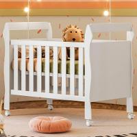 Berço Mini Cama 3 Em 1 Soninho 100% Mdf Tigus Baby Branco - 2