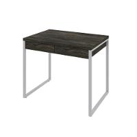 Mesa Office 90x60x75cm C/02 Gavetas Kuadra Carvalho Dark - Est.branca - 2