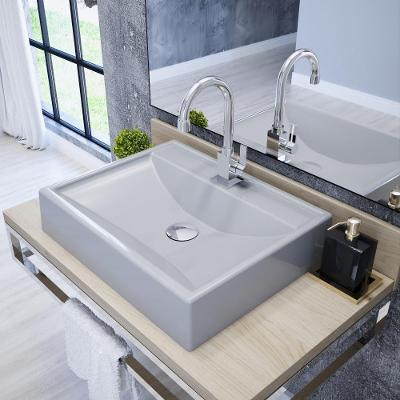 Kit Cuba Rt49 Com Válvula Click 1''g + Sifão Pvc + Flexível Cinza