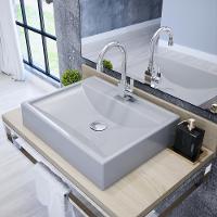 Kit Cuba Rt49 Com Válvula Click 1''g + Sifão Pvc + Flexível Cinza - 1