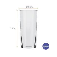 Jogo De Copos Long Drink Cylinder Nadir 350ml - 6 Peças - 2