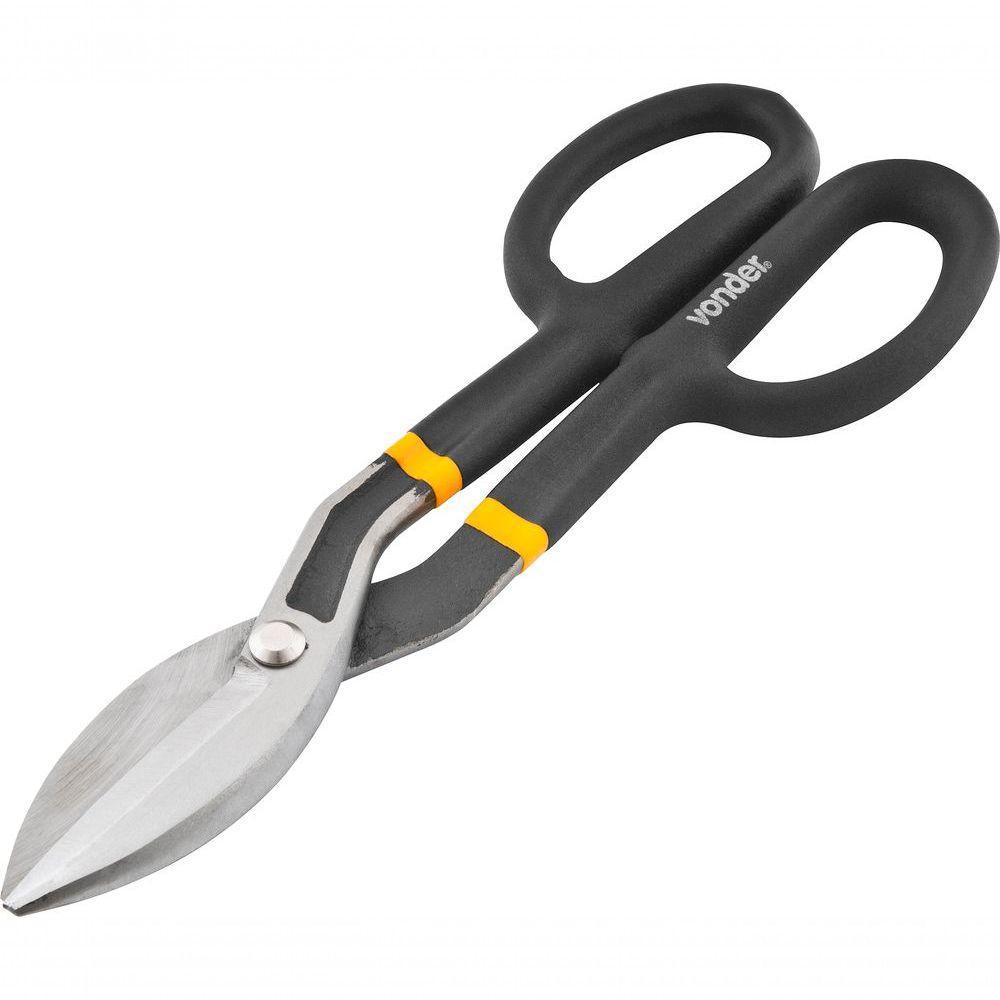 Tesoura Para Chapas Universal 12 Reta Cabo Plástico Tc120 - - 4