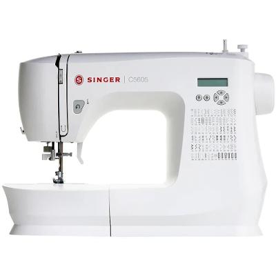 Máquina de Costura Eletrônica Singer C5605 80 Pontos com Painel Lcd Branco 110V
