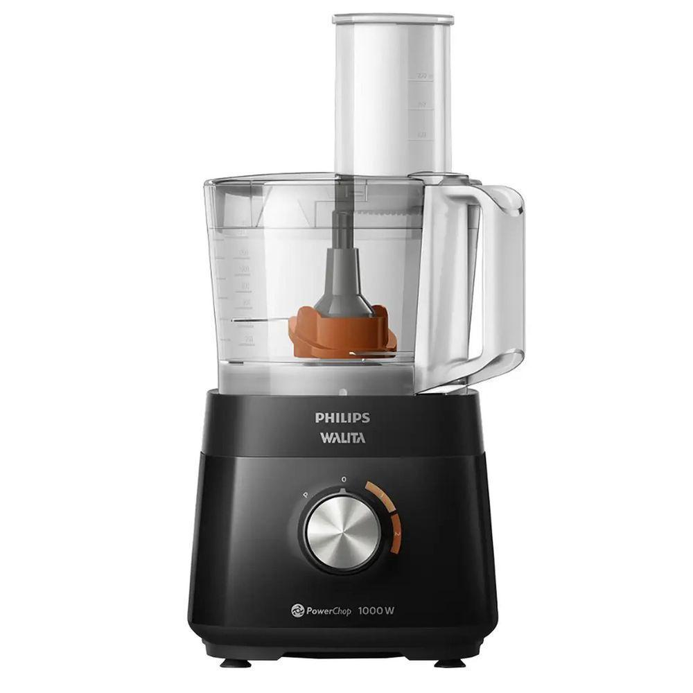 Multiprocessador Philips Walita 7 Em 1 Powerchop 1000w - Hr7304-91 Preto 110 Volts - 2