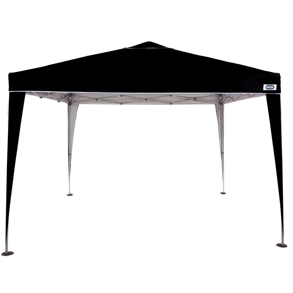 Tenda Gazebo Praia Dobrável Preta Sanfonada 3 X 3 M Mor - 3