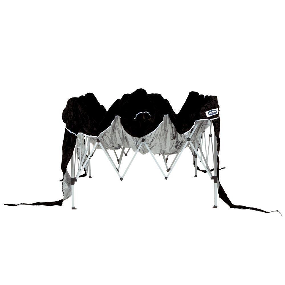 Tenda Gazebo Praia Dobrável Preta Sanfonada 3 X 3 M Mor - 4