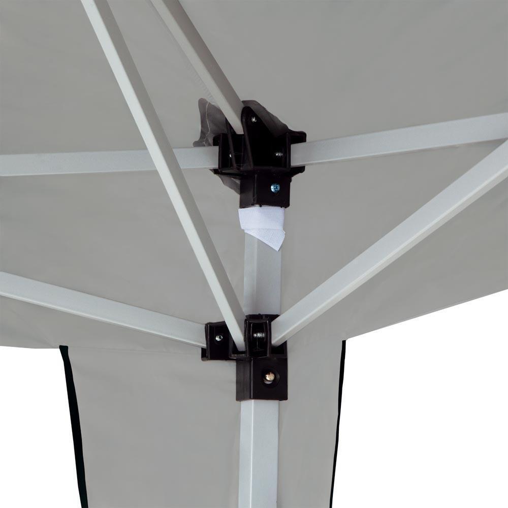 Tenda Gazebo Praia Dobrável Preta Sanfonada 3 X 3 M Mor - 5