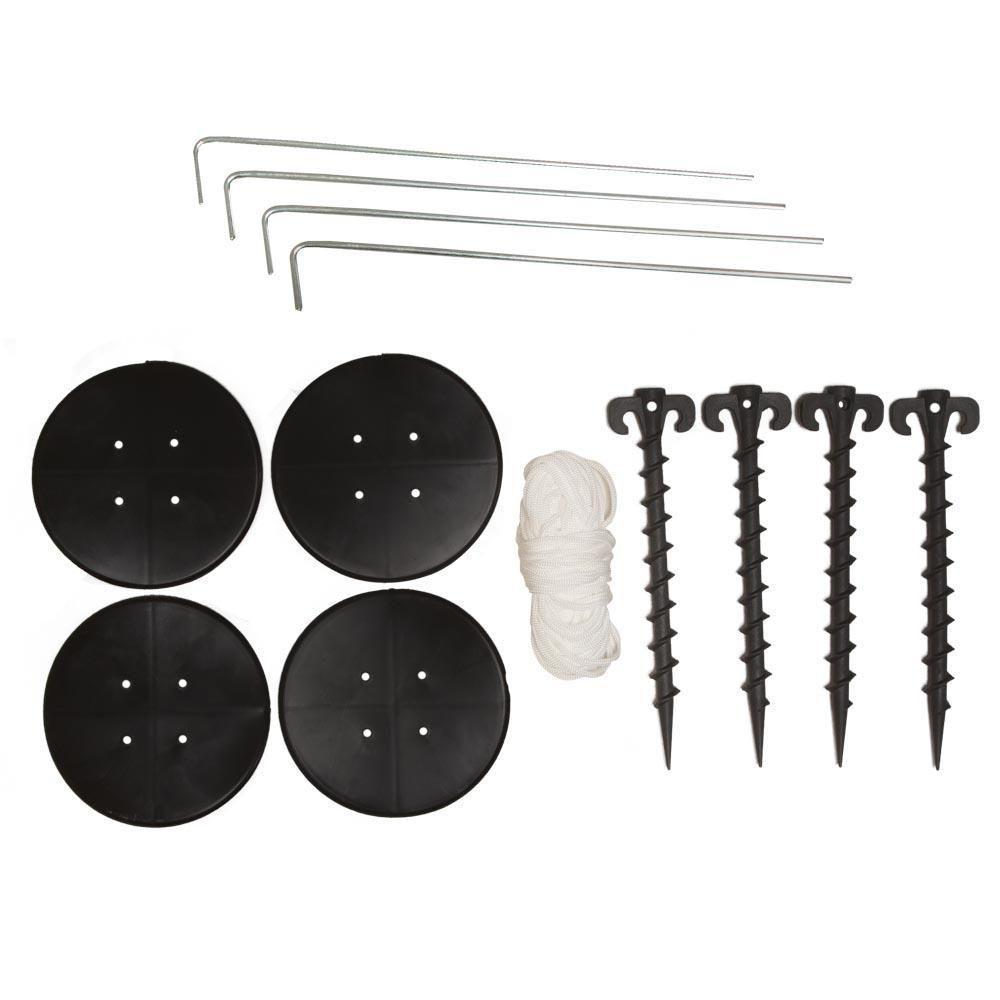 Tenda Gazebo Praia Dobrável Preta Sanfonada 3 X 3 M Mor - 7