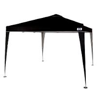 Tenda Gazebo Praia Dobrável Preta Sanfonada 3 X 3 M Mor - 1