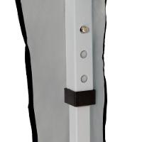 Tenda Gazebo Praia Dobrável Preta Sanfonada 3 X 3 M Mor - 6