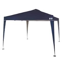 Tenda Gazebo Praia Dobrável Preta Sanfonada 3 X 3 M Mor - 9