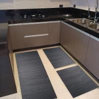 Kit 3 Peças Jogo Cozinha Passadeira Emborrachada Não Derrapa Blumenau - 3