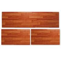 Kit 3 Peças Jogo Cozinha Passadeira Manta Vinilico Laminado Madeira Marrom Claro - 2