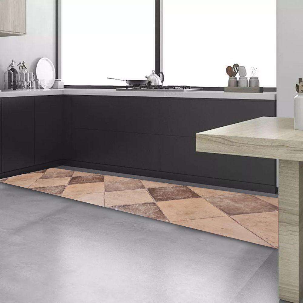Passadeira Em Manta Vinilico Similar Laminado 0,50x5,00 Ceramica Rustica - 3