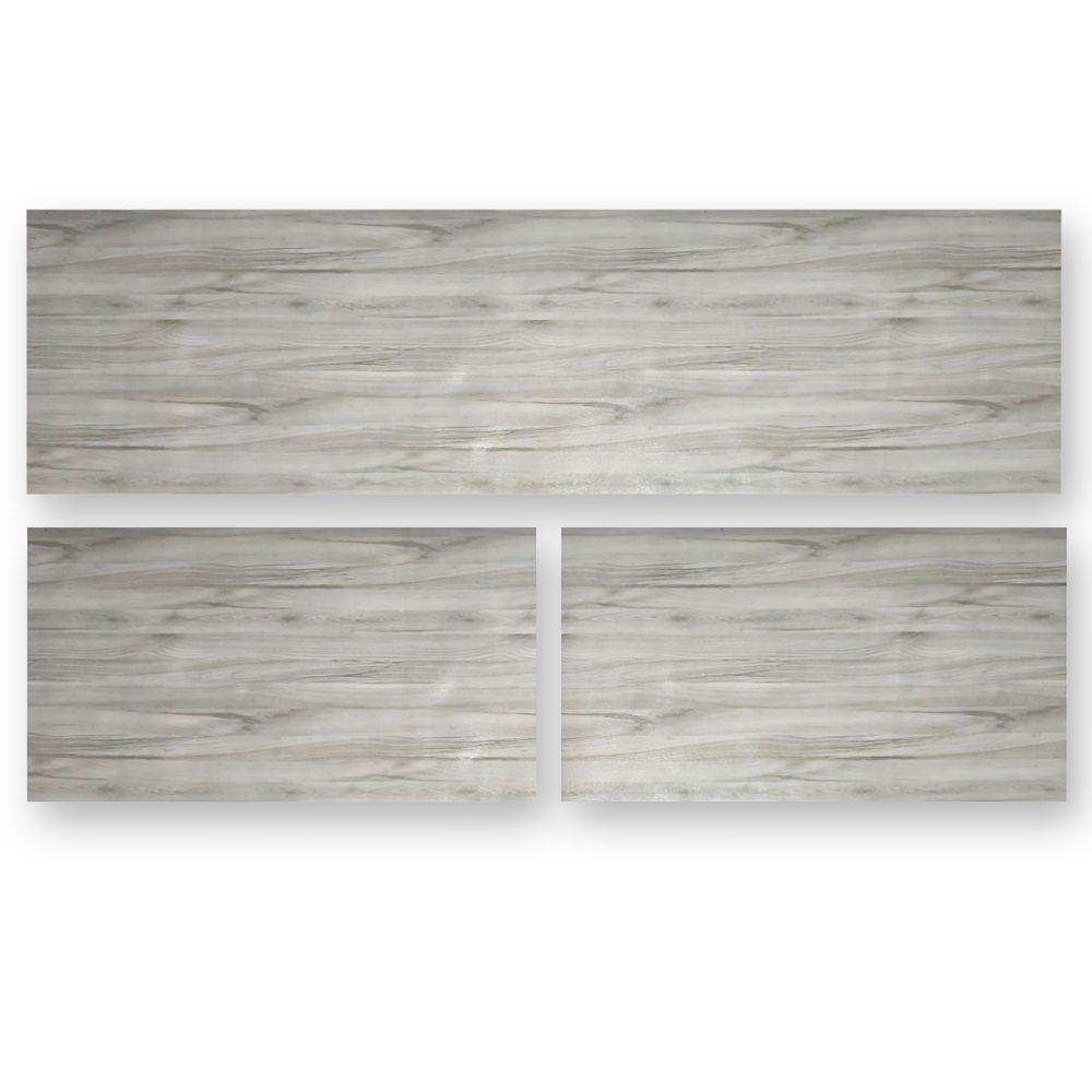 Kit 3 Peças Jogo Cozinha Passadeira Manta Vinilico Laminado Roma Nature - 2