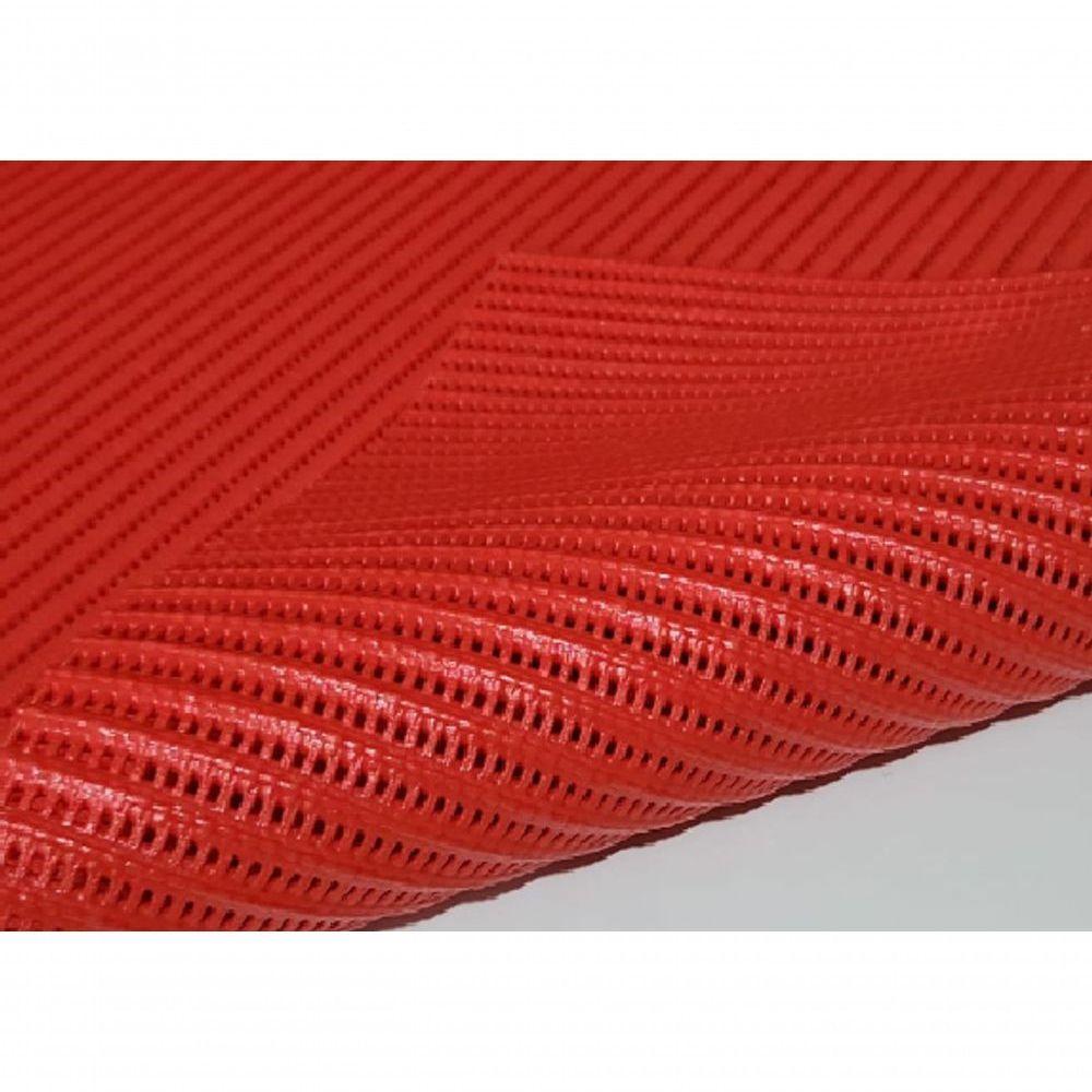 Tapete Passadeira Capacho Emborrachada Antiderrap. 0,65x1,00 Duna Vermelho - 6