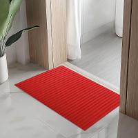 Tapete Passadeira Capacho Emborrachada Antiderrap. 0,65x1,00 Duna Vermelho - 1