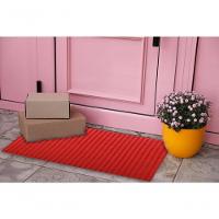 Tapete Passadeira Capacho Emborrachada Antiderrap. 0,65x1,00 Duna Vermelho - 3