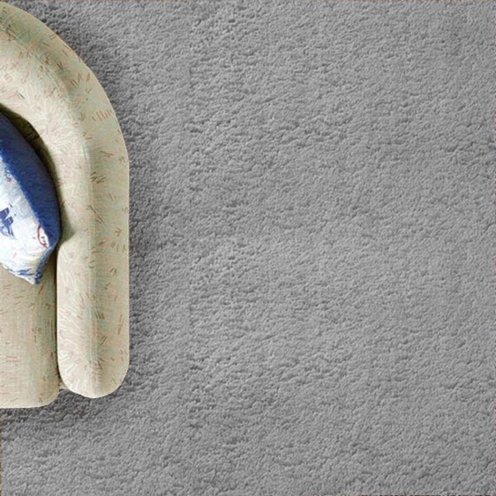 Tapete Forração Forro Grosso Classic Super Macio 2,00x2,50 Cinza Cinza - 2