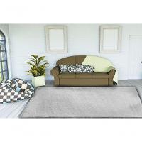 Tapete Sala Quarto 2,00x2,50m Pelagem Super Macia Cinza Cinza - 5