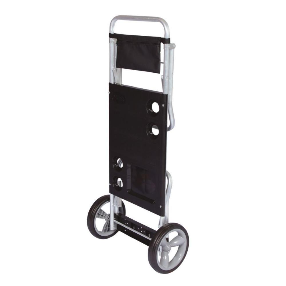 Carrinho De Praia Mesa Cadeiras Guarda-sol 15 Kg Mor Preto - 4