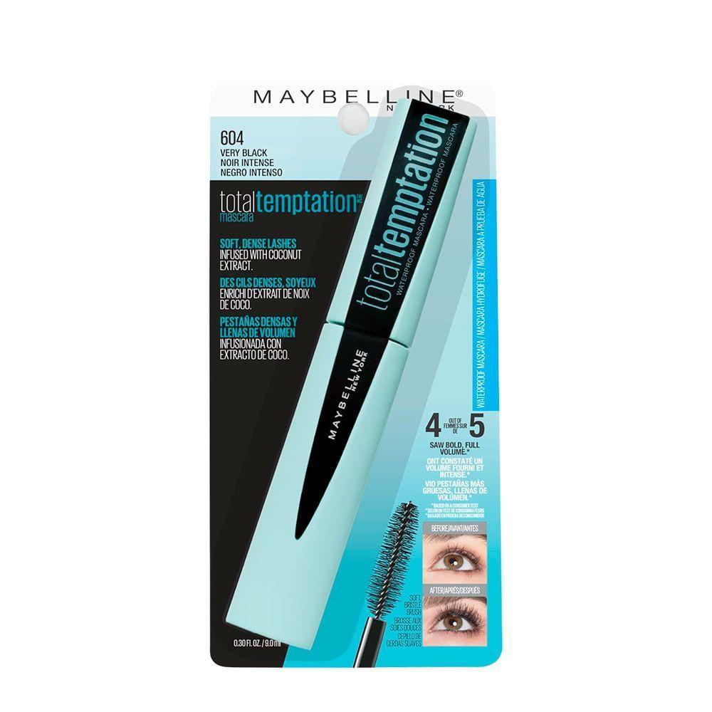 Maybelline Total Temptation Very Black 604 - Máscara Para Cílios 9ml 9ml - 2