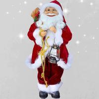 Boneco Decorativo Papai Noel Tradicional Lampião Natal 45cm - 2