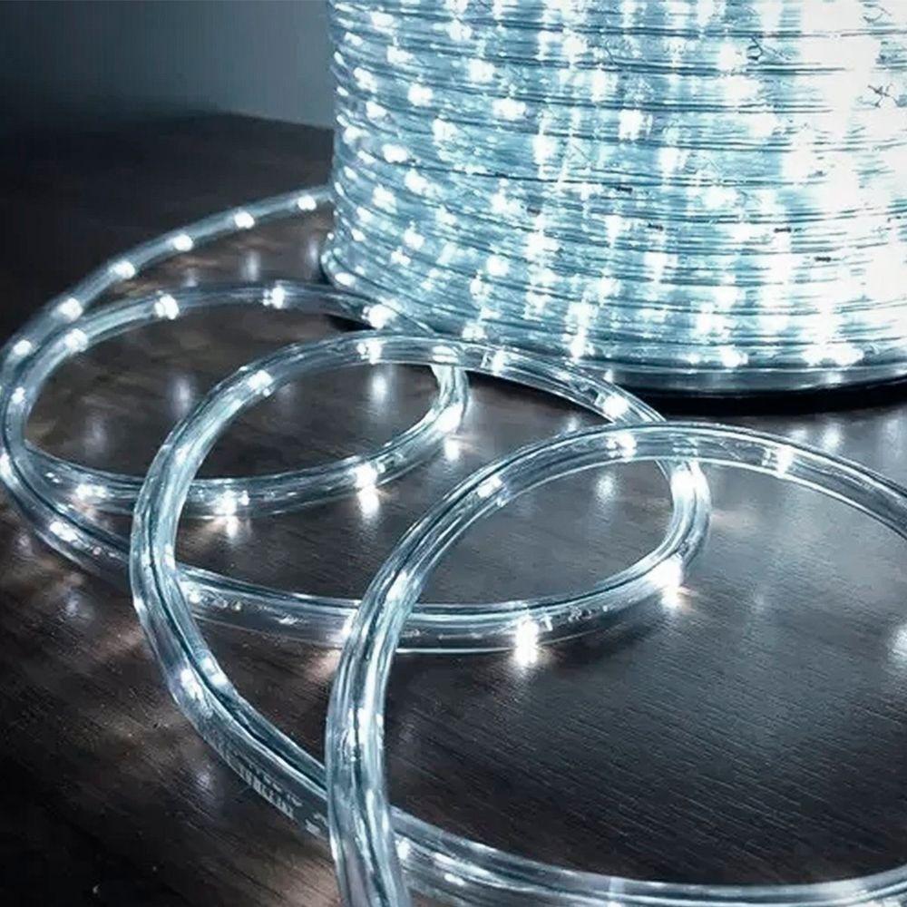 Pisca Mangueira Natal 230 Lâmpadas Leds Branco De 10m 220v - 3