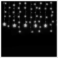 Pisca Cascata 405 Lâmpadas Leds Estrelas Branco De 220v 10m
