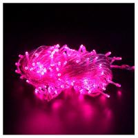 Pisca Cordão Varal Natal 100 Lâmpadas Leds Rosa De 10m 220v - 4