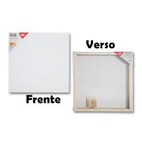 Tela De Pintura Comum 30x30 100% Algodão Pronta Qualidade Branca N-a - 5