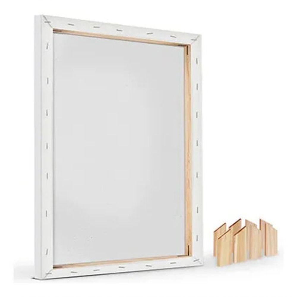 Tela De Pintura Comum 30x40 100% Algodão Pronta Qualidade Branca N-a - 7