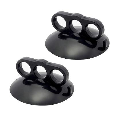 Kit 2 Ventosa Garra 3 Dedos Silicone Pvc Azuleijos Deplasti