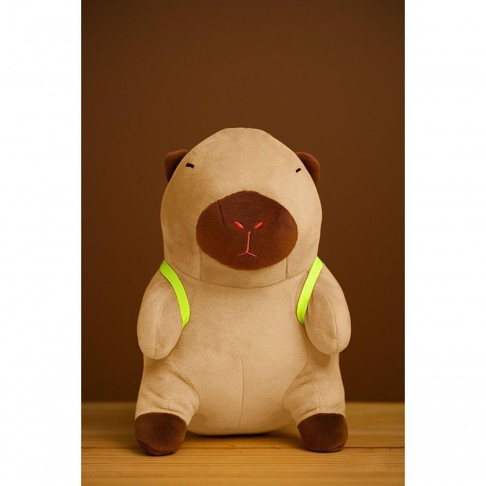 Capivara De Pelúcia Grande 30cm Com Acessório Tartaruga - 4