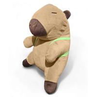 Capivara De Pelúcia Grande 30cm Com Acessório Tartaruga - 6