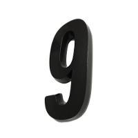 Número Residencial Preto 3d Porta Parede Casa Prédio Empresa 9 - 5