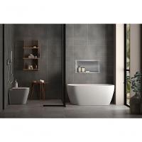 Nicho Para Banheiro E Cozinha Parede Embutir 30x60 Liso Cinza