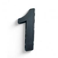 Número Residencial Preto 3d Porta Parede Casa Prédio Empresa 1 - 2