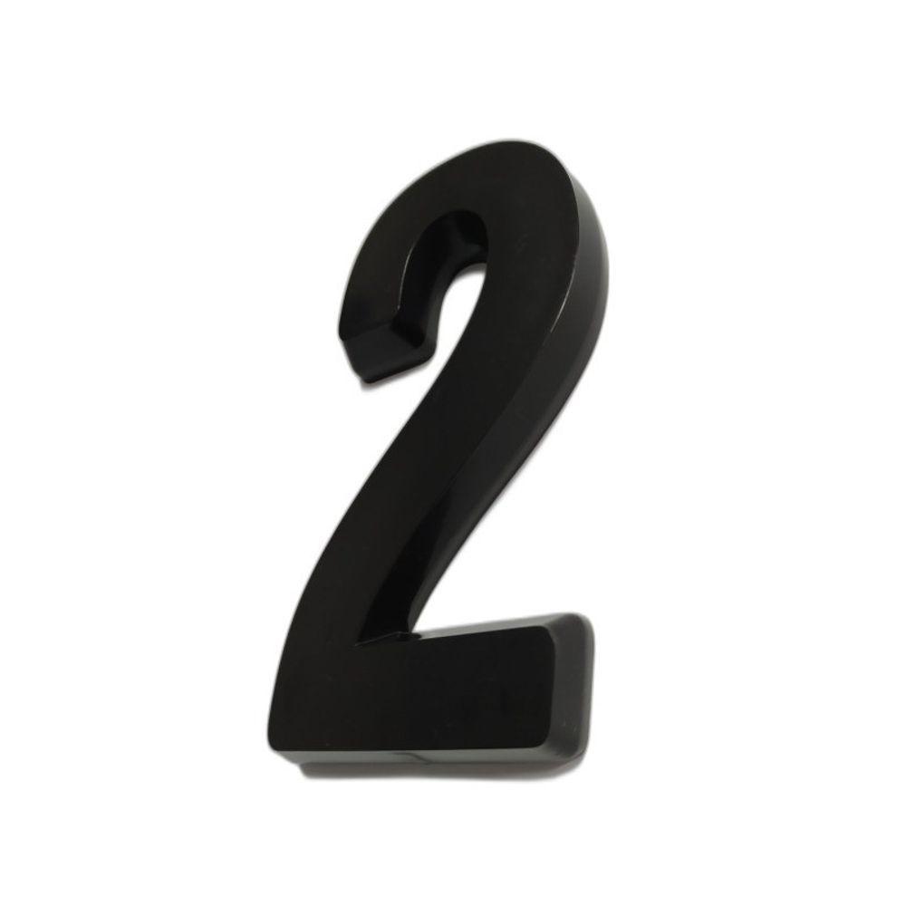 Número Residencial Preto 3d Porta Parede Casa Prédio Empresa 2 - 5