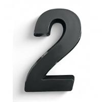 Número Residencial Preto 3d Porta Parede Casa Prédio Empresa 2 - 2