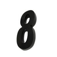 Número Residencial Preto 3d Porta Parede Casa Prédio Empresa 8 - 5