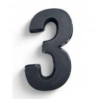 Número Residencial Preto 3d Porta Parede Casa Prédio Empresa 3 - 2