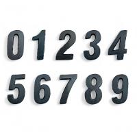 Número Residencial Preto 3d Porta Parede Casa Prédio Empresa 6 - 1