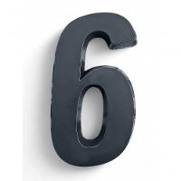 Número Residencial Preto 3d Porta Parede Casa Prédio Empresa 6 - 2