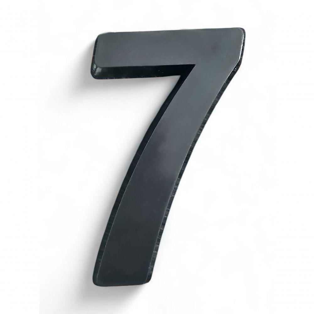 Número Residencial Preto 3d Porta Parede Casa Prédio Empresa 7 - 2