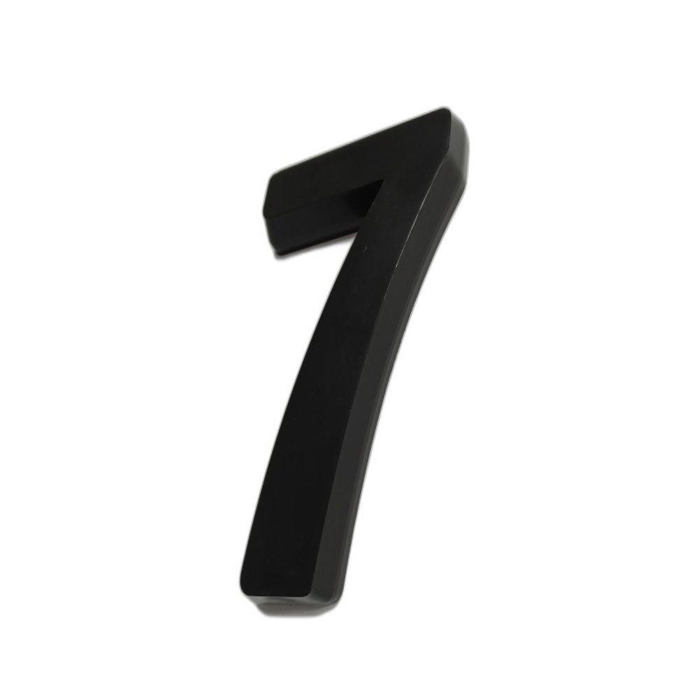 Número Residencial Preto 3d Porta Parede Casa Prédio Empresa 7 - 5