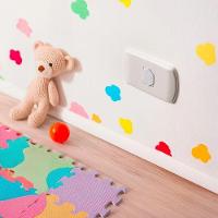 Kit 50 Pçs Protetor De Tomada Tampa Antichoque Bebe Branco - 7