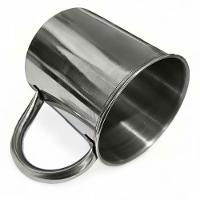 Kit 6 Canecas Moscow Mule Lisa Drink Aço Inox Premium 420ml Inox - 3