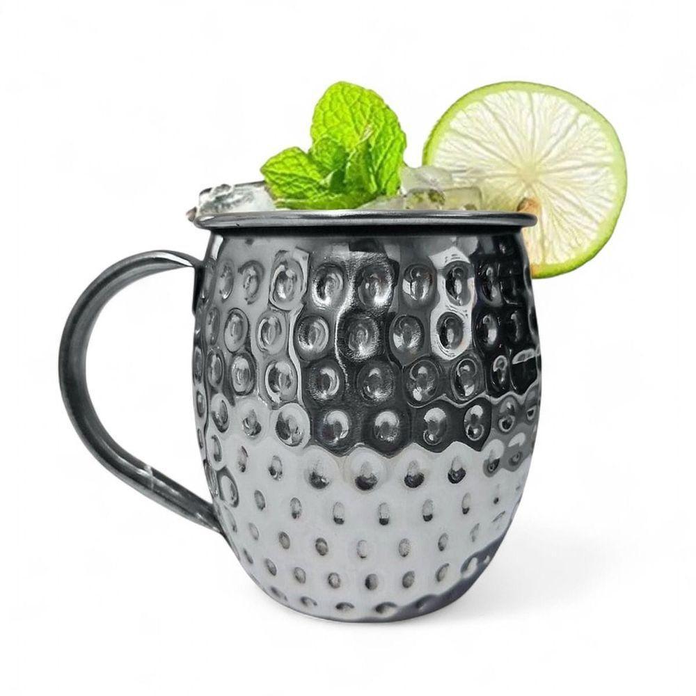 Caneca Moscow Mule Martelada Drink Premium 580ml Inox - 1